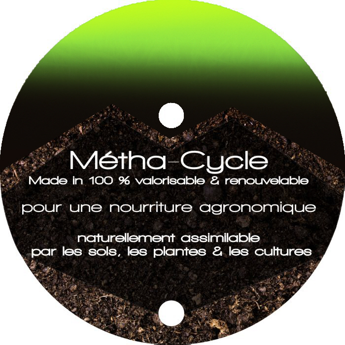 métha-cycle pour une nourriture agronomique naturellement assimilable par les sols, les plantes et les cultures